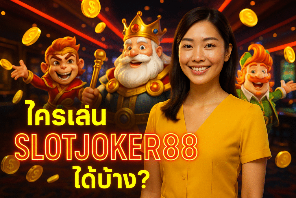 ใครเล่นเว็บตรง SLOTJOKER88 ได้บ้าง?