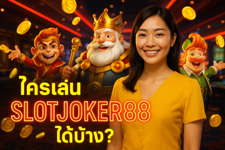 ใครเล่นเว็บตรง SLOTJOKER88 ได้บ้าง?