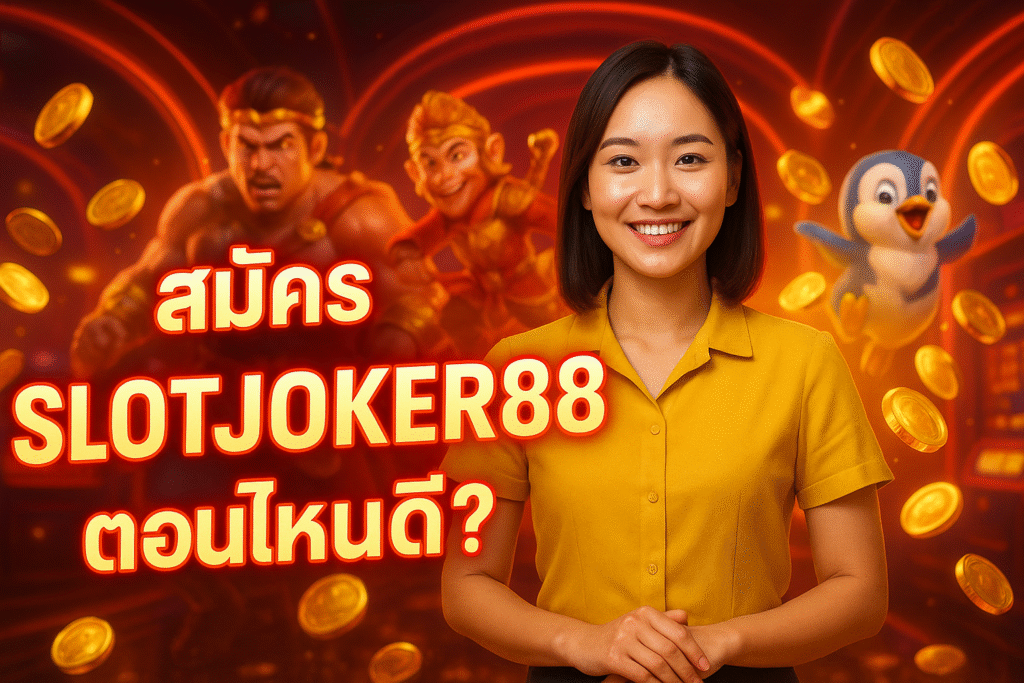 สมัครเว็บคาสินโน SLOTJOKER88 ตอนไหนดี?