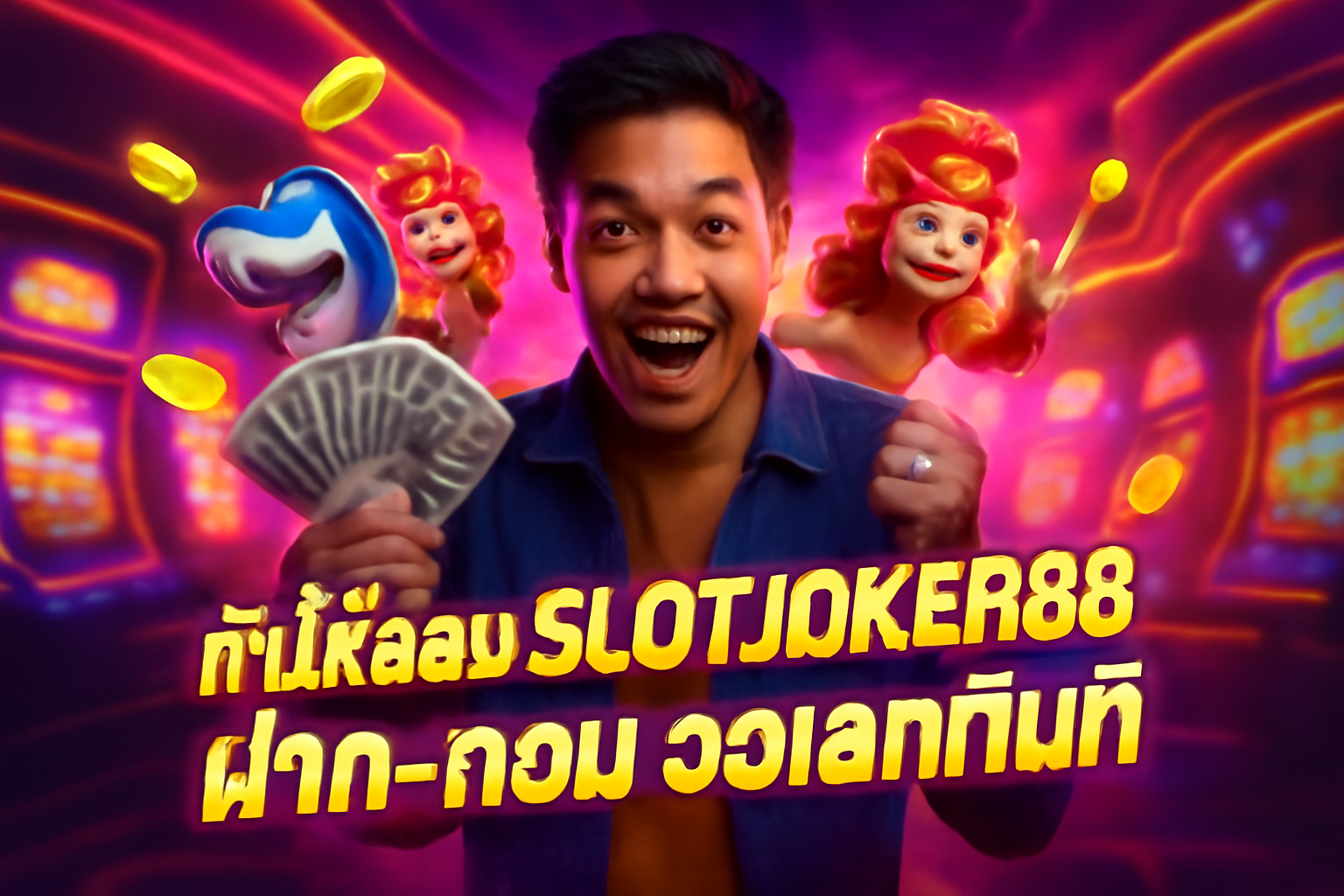 ท้าให้ลอง SLOTJOKER88 ฝาก-ถอน วอเลททันที