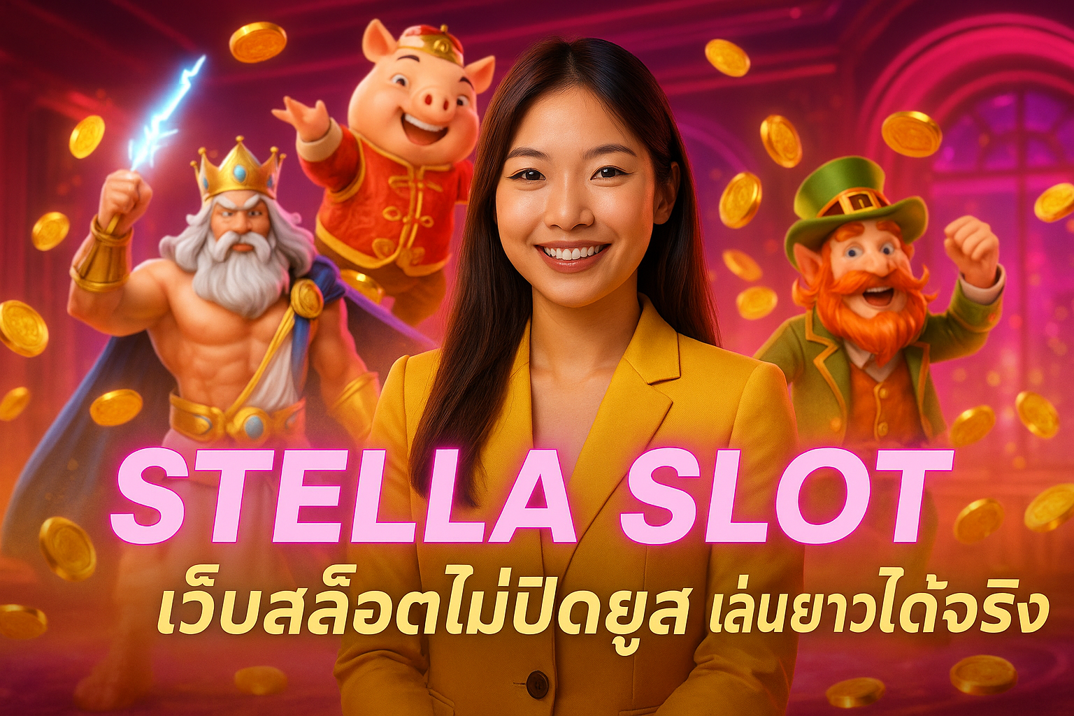 STELLA SLOT เว็บสล็อตไม่ปิดยูส เล่นยาวได้จริง
