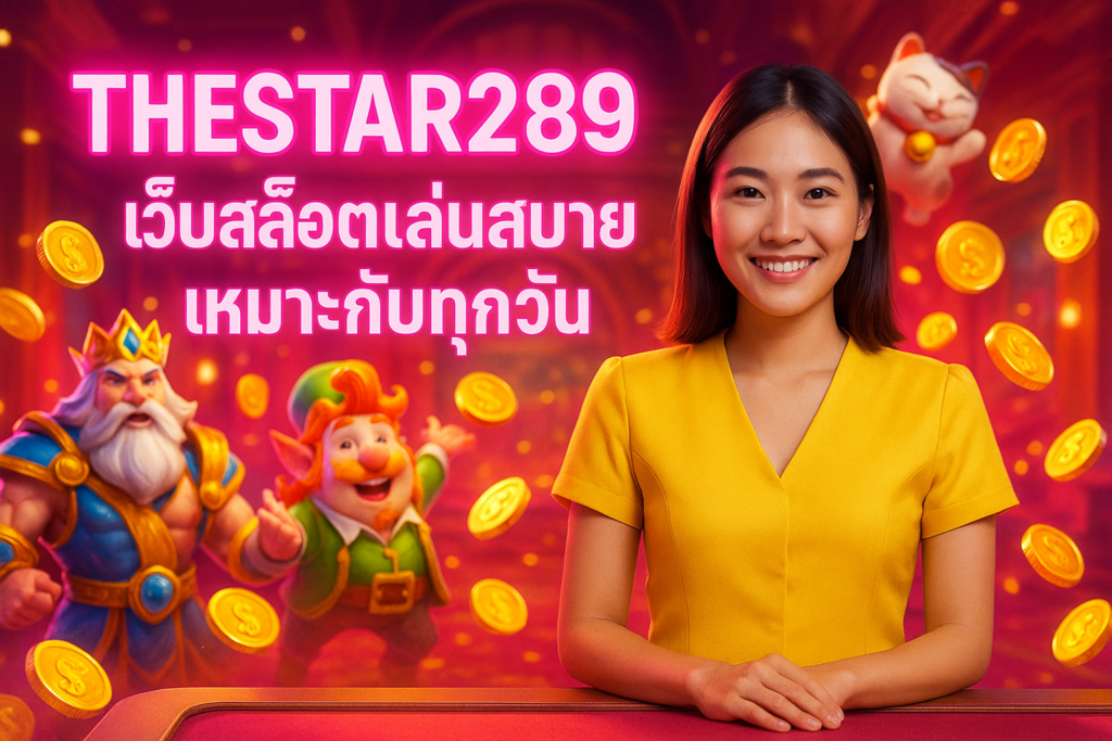 THESTAR289 เว็บสล็อตเล่นสบาย เหมาะกับทุกวัน